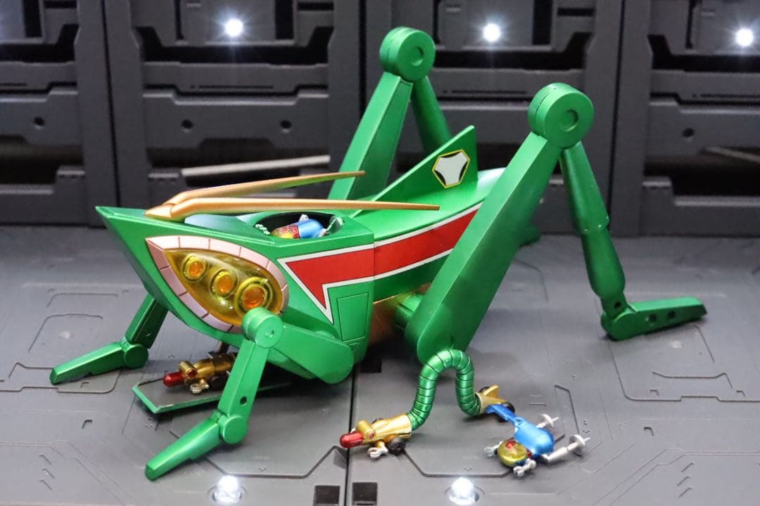 タイムボカンメカ3機＆ミニメカ＆タイムガイコッツ【全塗装・完成品】