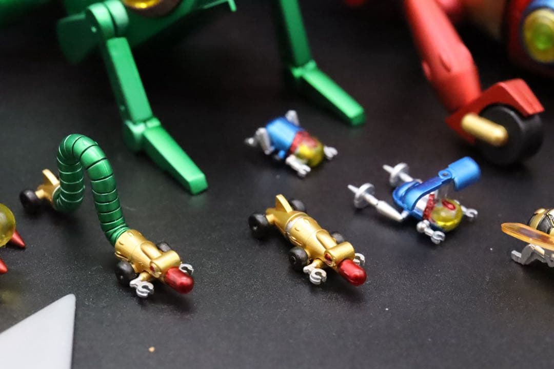 タイムボカンメカ3機＆ミニメカ＆タイムガイコッツ【全塗装・完成品】