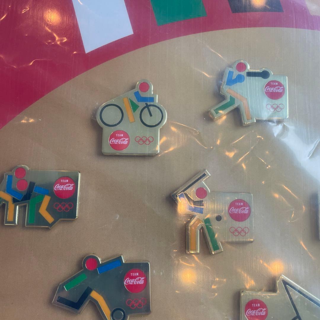 東京オリンピック　額装 ピンバッジ コレクション コカコーラ　オリンピック