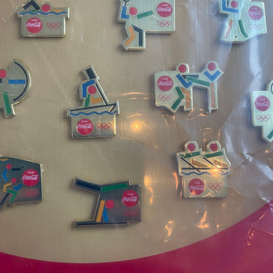 東京オリンピック　額装 ピンバッジ コレクション コカコーラ　オリンピック