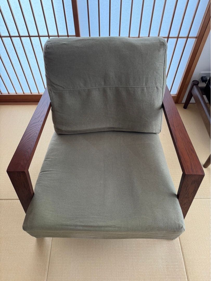 広松木工　1人がけソファ　オットマン　セリオ