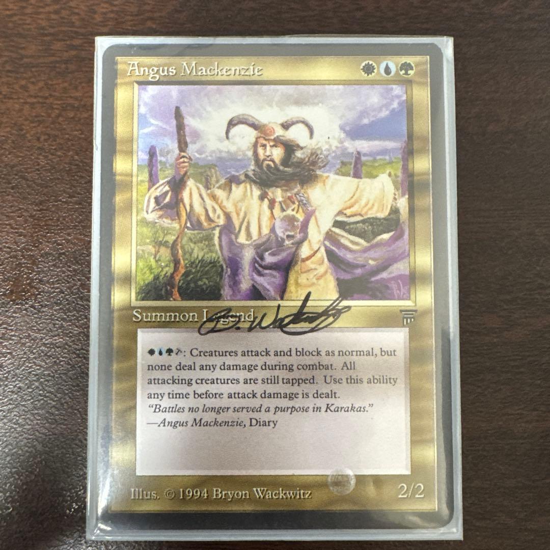 Angus Mackenzie Signed サインド 英語版 MTG