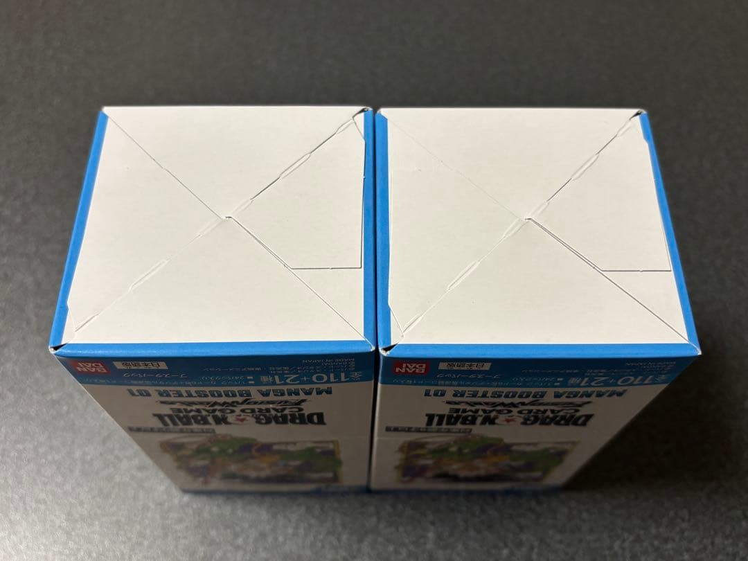ドラゴンボールカード 漫画ブースター 01 新品未開封 2BOX テープ付