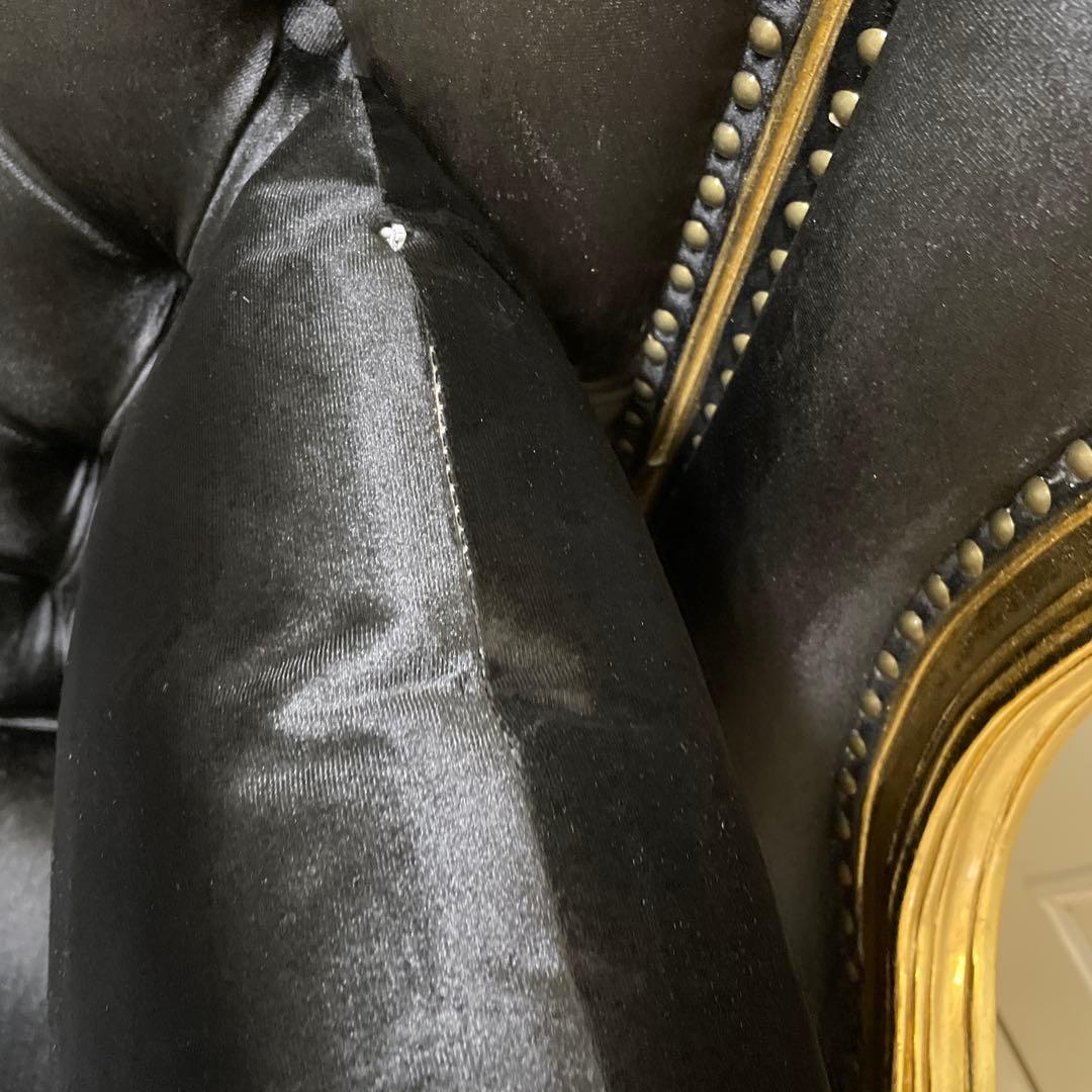 一人掛けソファー　ロココ調　猫脚