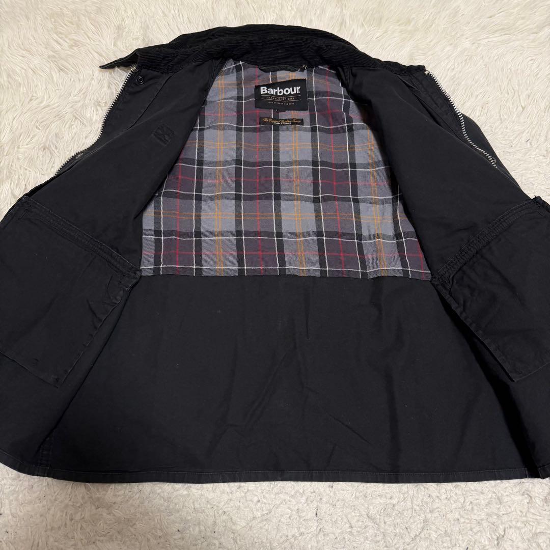 25年製極美品　バブアー　スペイ　ウォッシュド加工　ハンティングジャケット　黒