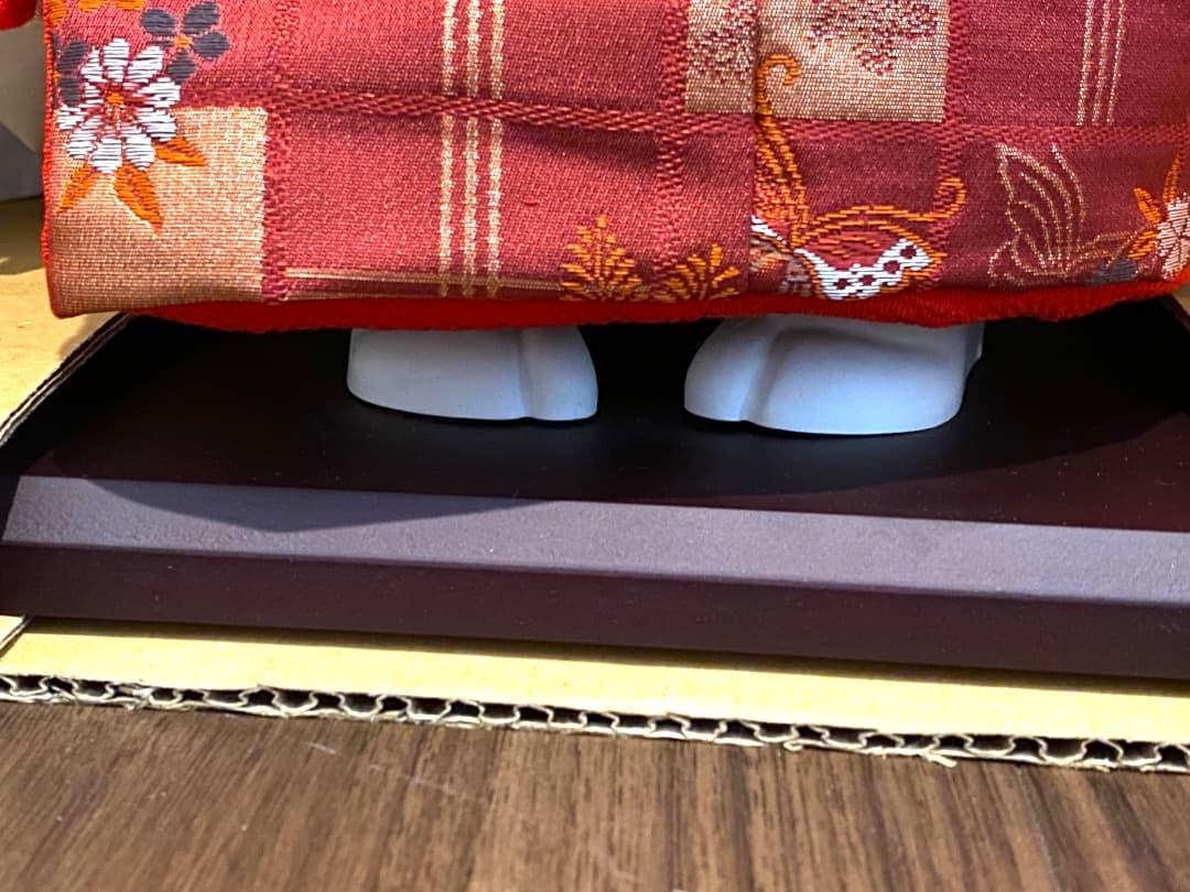 美品！【花雲斉玉秀作】大型 全長85cm 市松人形 女の子 振袖 着物