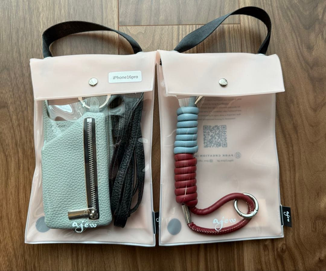 iPhone16Pro用　エジュー　iPhoneケース&ストラップ　美品