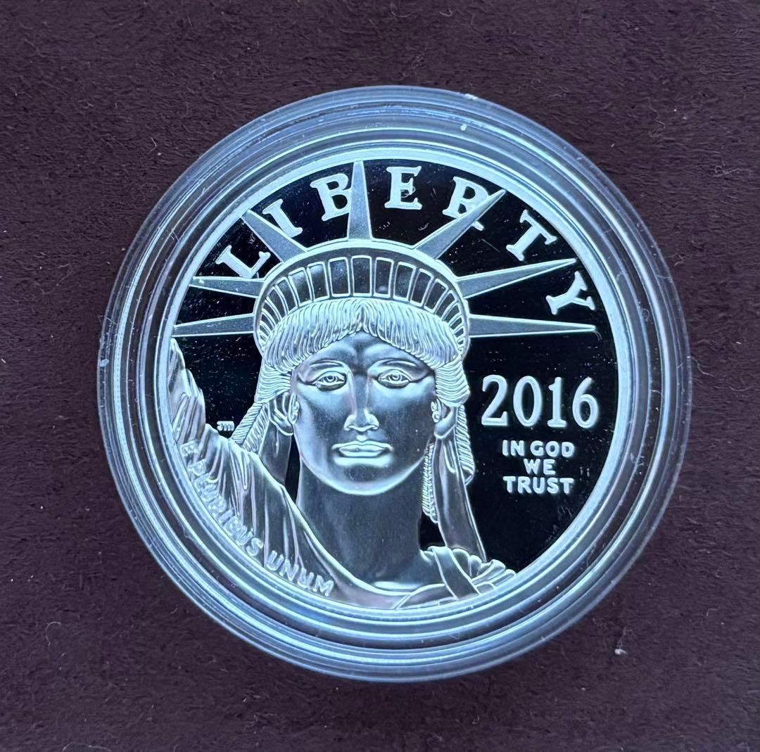 アメリカンイーグル 1オンス プラチナプルーフ 2016年
