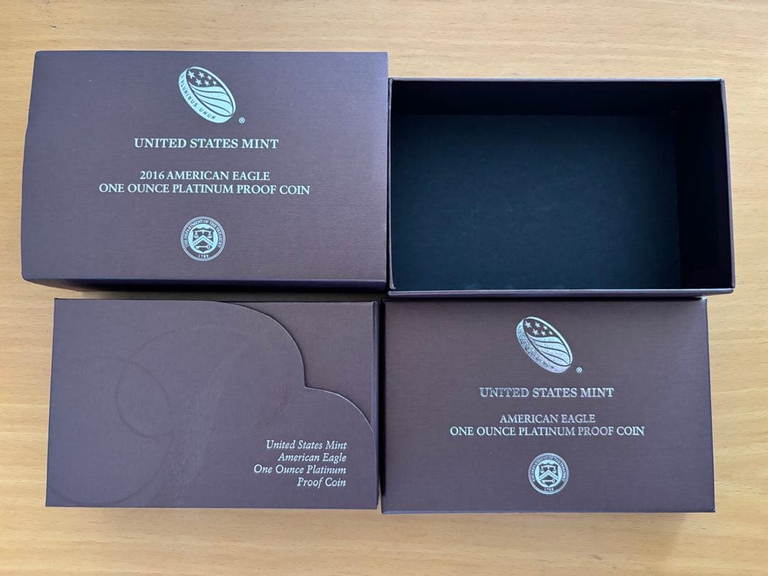 アメリカンイーグル 1オンス プラチナプルーフ 2016年