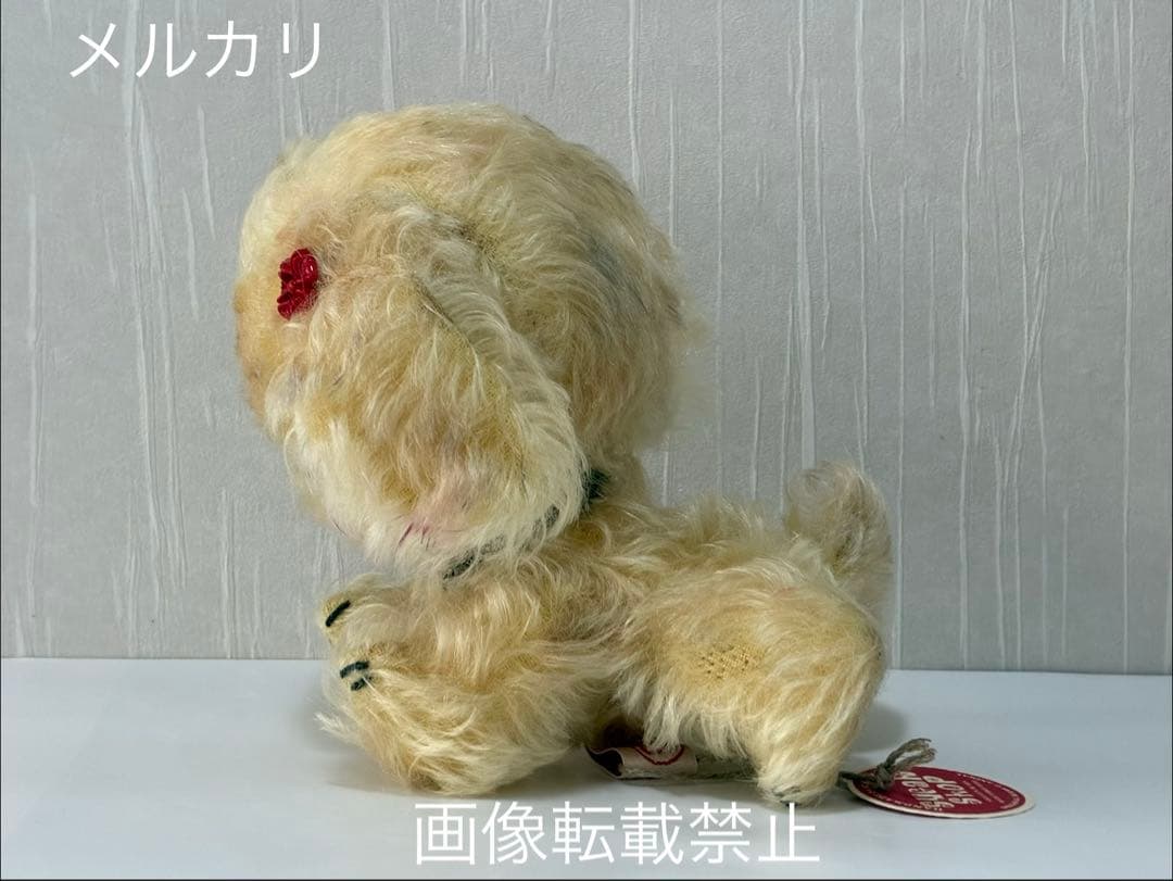 ハンドメイド　テディベア　作家　アーティストベア　イヌ　ワンコ