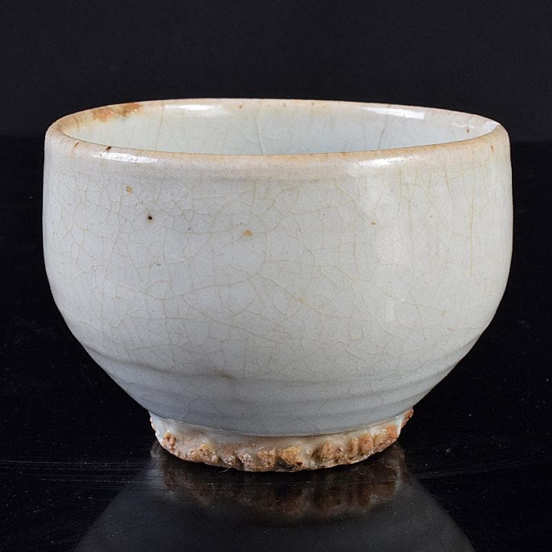 朝鮮美術　李朝　高麗白磁　盃　V　R8036