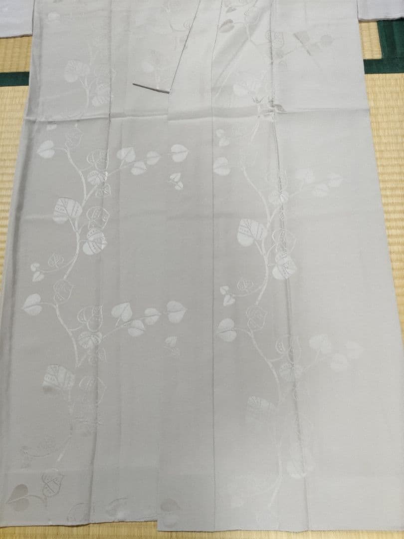 イルセ　茶系　新品未使用品　銀花仙　正絹訪問着長襦袢セット