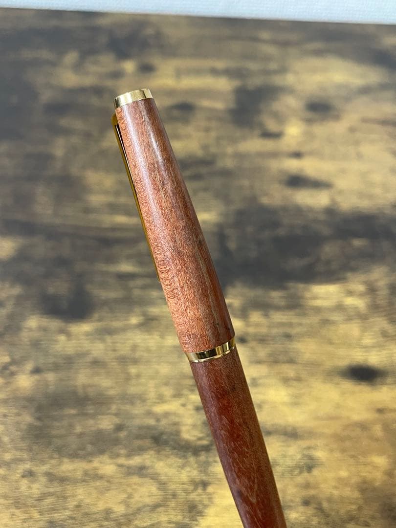 1974年製　初代カスタム　高級天然　イタヤカエデ 大型18金 万年筆