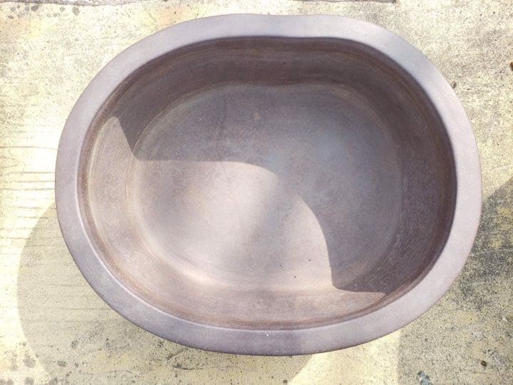 超珍品　メダカ鉢 中野行山手造り