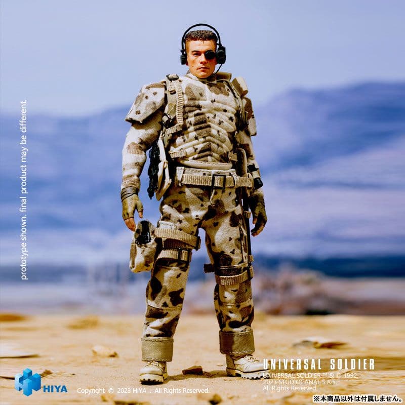 ユニバーサル・ソルジャー 1/12 アクションフィギュア リュック・デュブロー