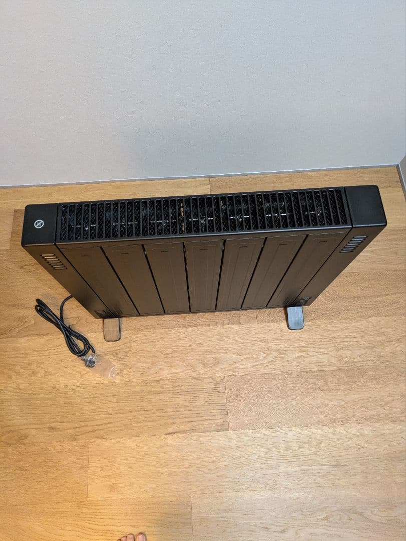 ブラックオイルヒーター スリムデザイン