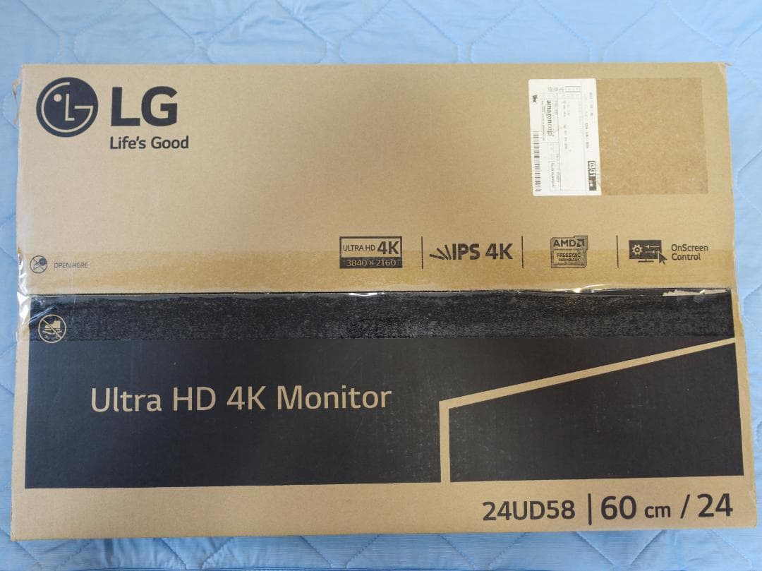 LG 24UD58 24インチ 4Kモニター 本体