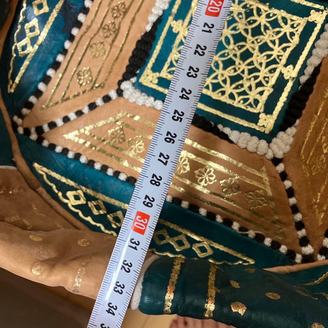 【激安セール】モロッコ産クッション、プフ(訳あり)説明読んで下さい　2個セット