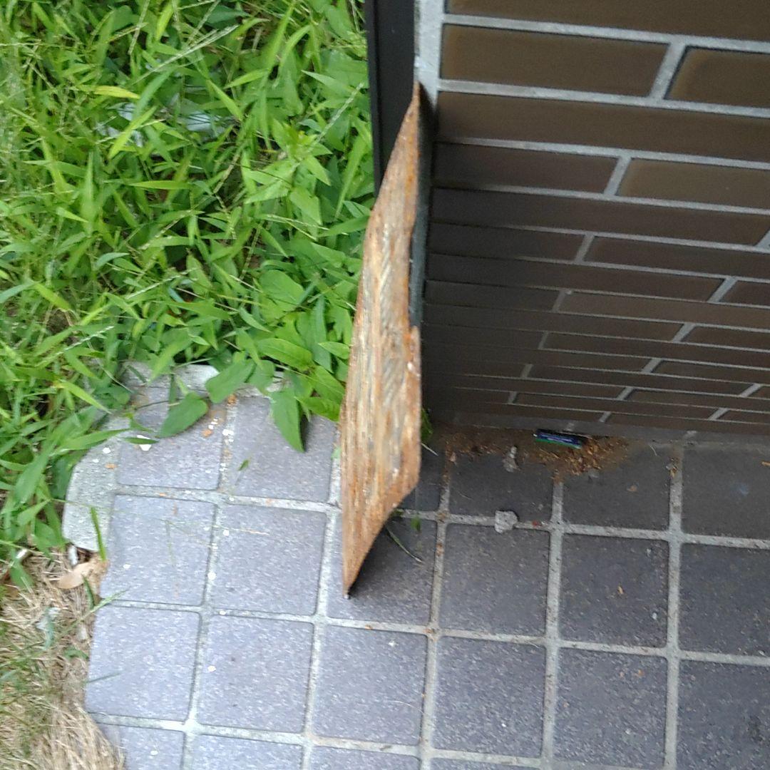 鉄道サボ（表）柳島車庫−押上駅−浅草−上野駅−須田町（裏）柳島車庫−押上駅−月島