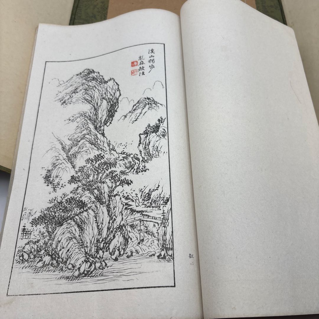耕香馆画謄全四冊　古い本　画　人物　画集画譜山水とか