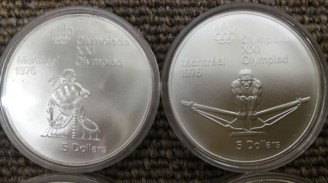 モントリオール五輪記念銀貨 4枚セット