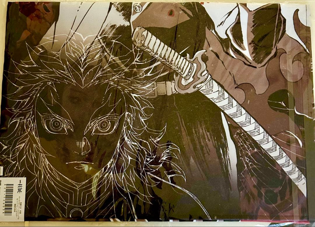 柱展　キャラクターアートビジュアル　ファブリックポスター　煉獄杏寿郎