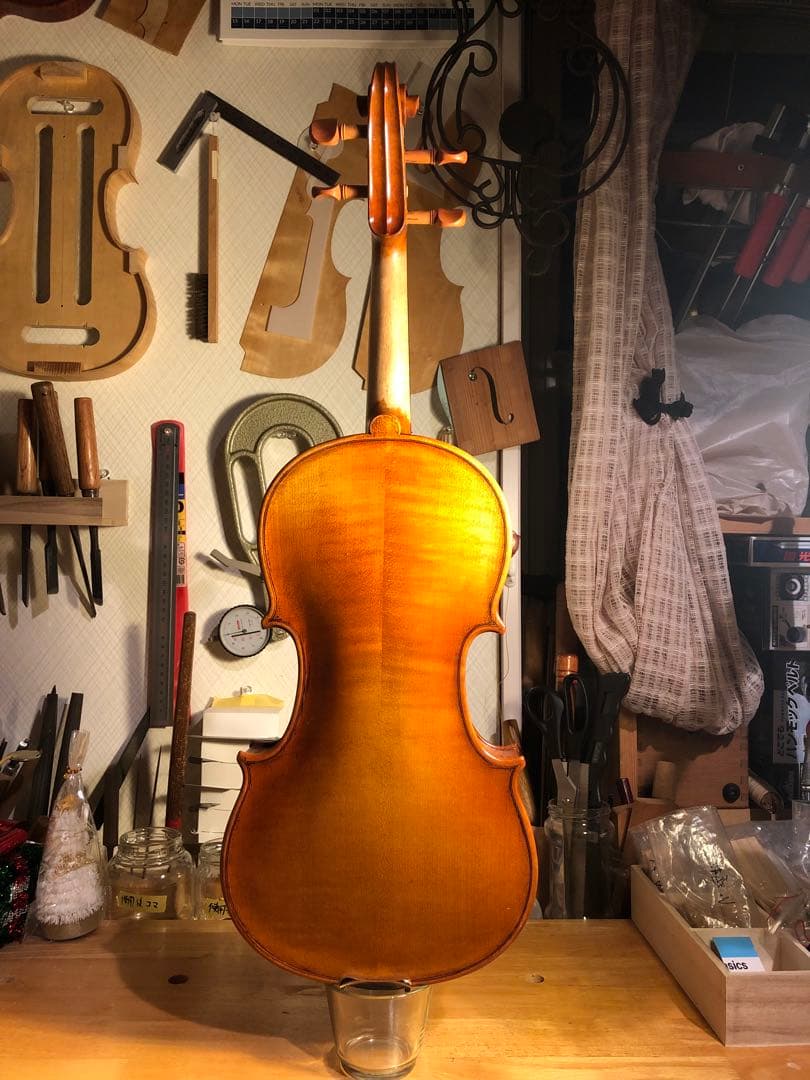 【駒&魂柱調整済】Nicolo Santi NSN60S中古バイオリン 4/4