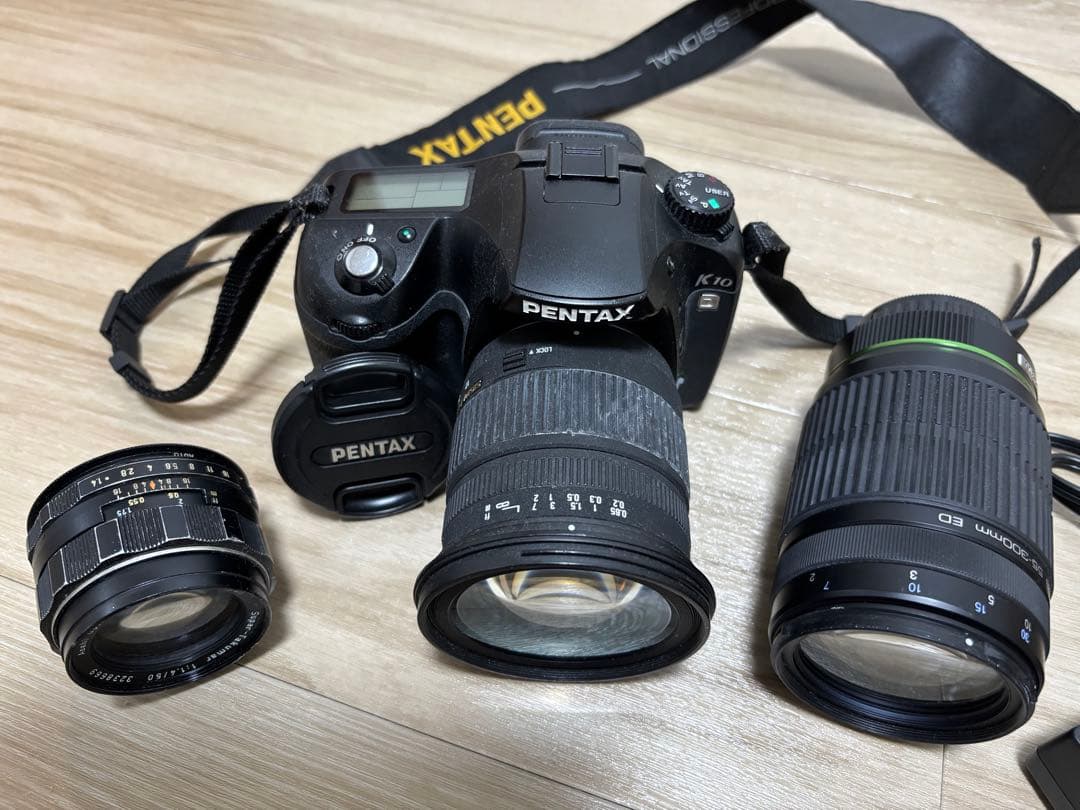 PENTAX K10 デジタル一眼レフ レンズ3本 SIGMAバッグセット