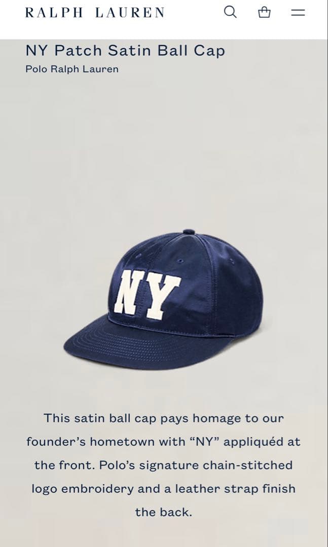 帽子 Polo Ralph Lauren NY CAP