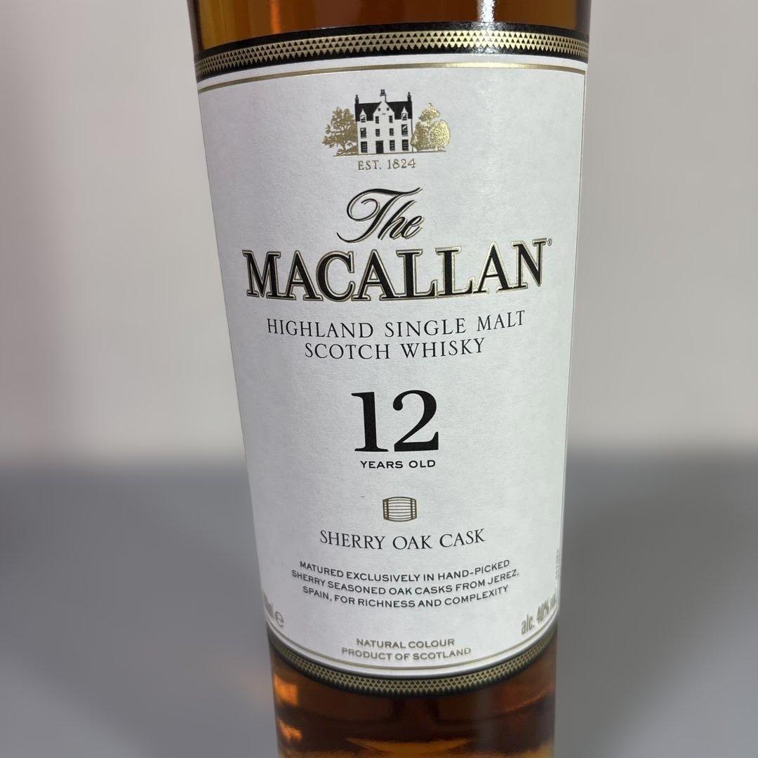 ザ マッカラン12年シェリーオークカスク未開封1本