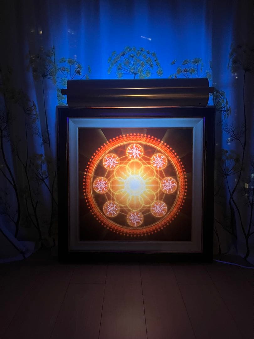 美品【アールグラージュ】賢者の石/ライト/イーゼル付き