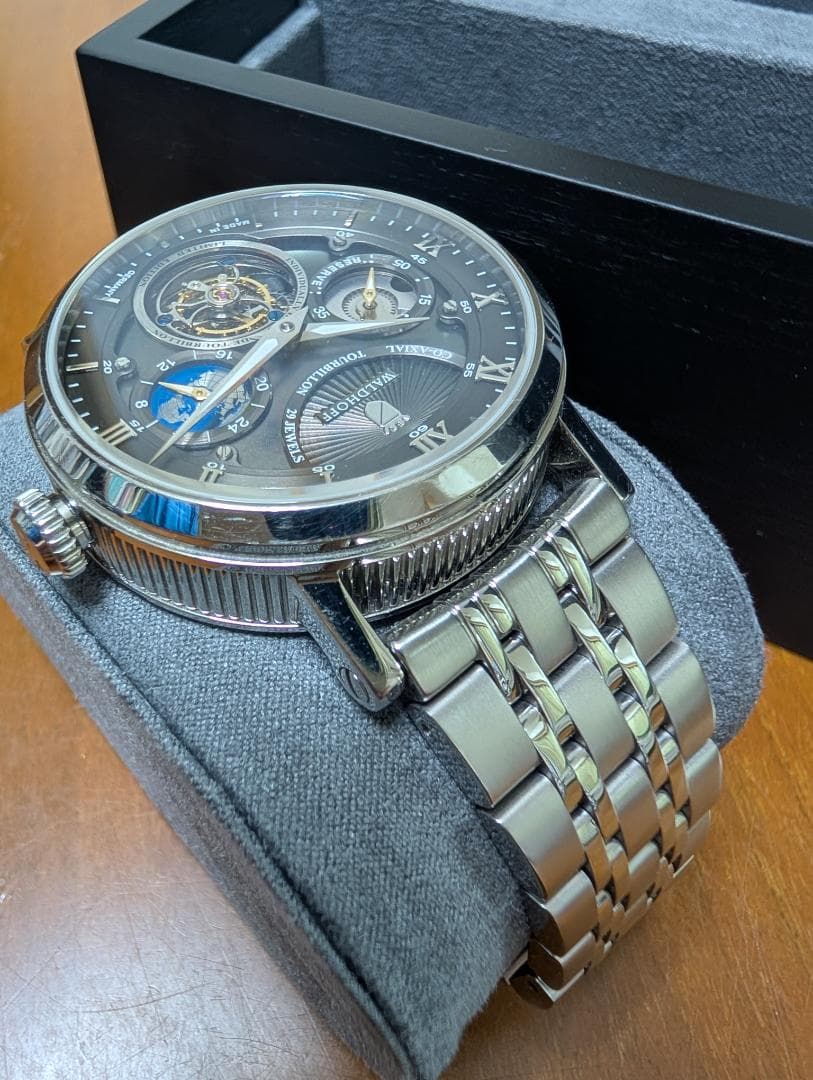 【付属品完備】ヴァルドホフ WALDHOFF ウルトラマチック シルバー