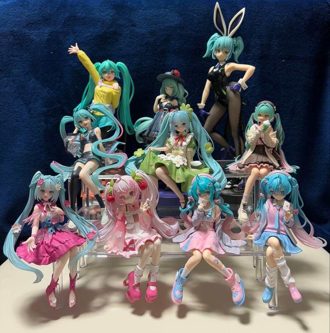 初音ミク フィギュア ぬーどるストッパー まとめ売り　。