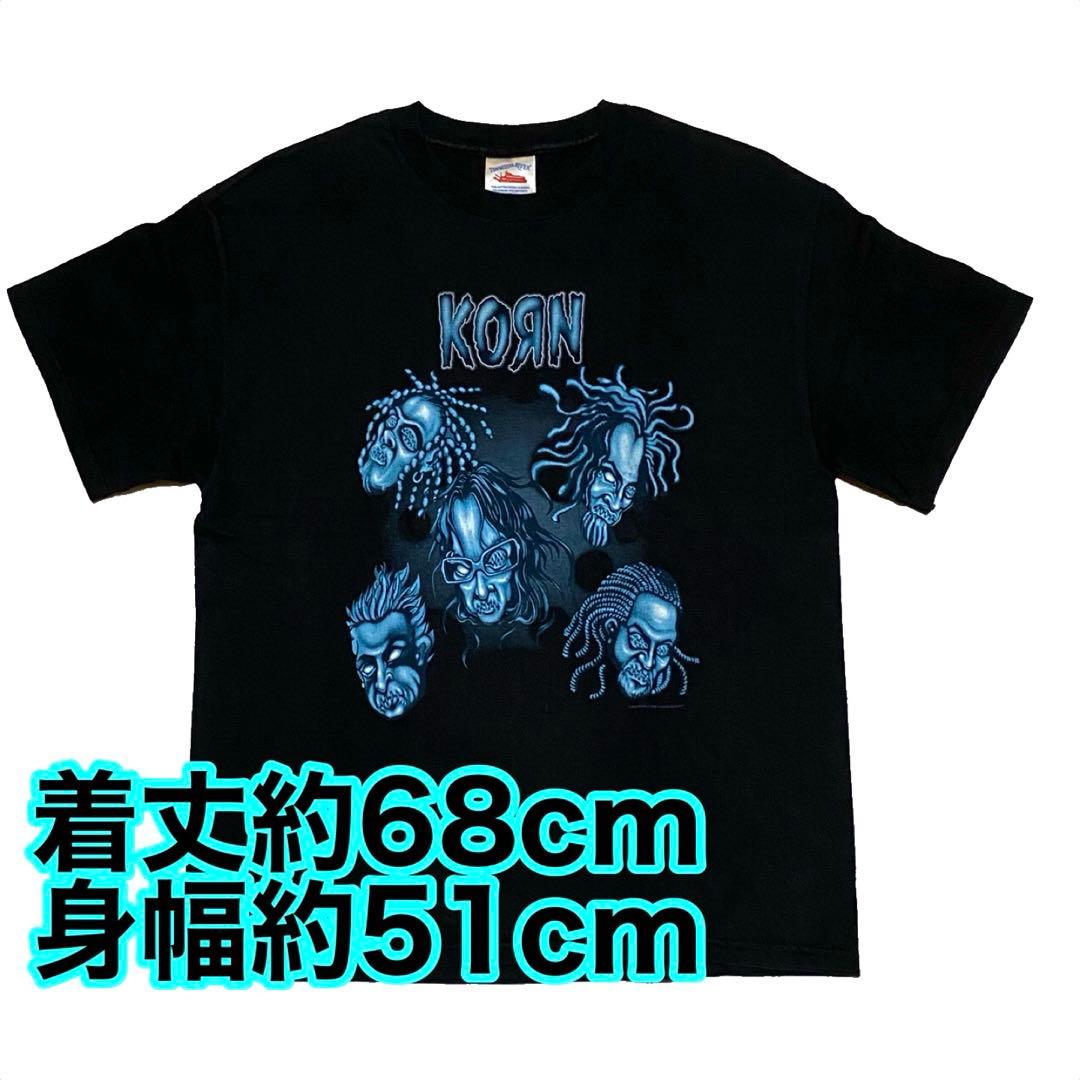 00s KORN バンドTシャツ コーン BAND ロック ROCK