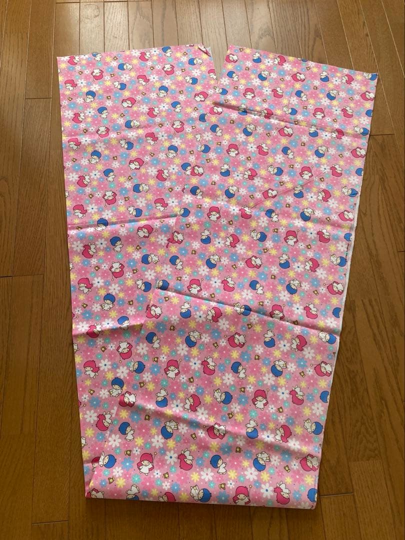 【1992年製/当時もの】リトルツインスターズ キキララ サンリオ プリント生地