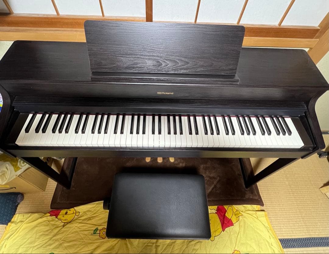 Roland 電子ピアノ ダークウッド 椅子付き