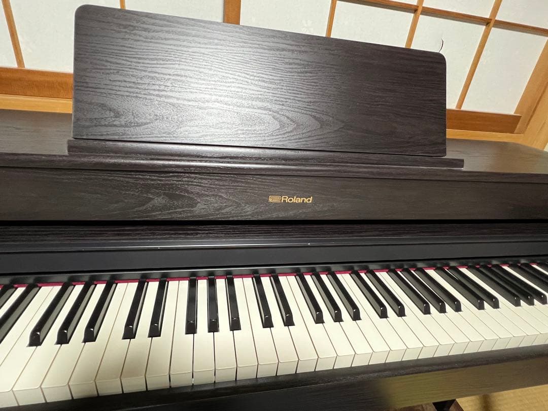 Roland 電子ピアノ ダークウッド 椅子付き