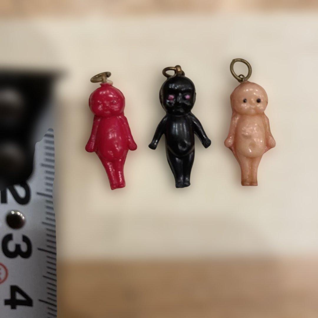 1930-40年代セルロイドチャーム　キューピー3体