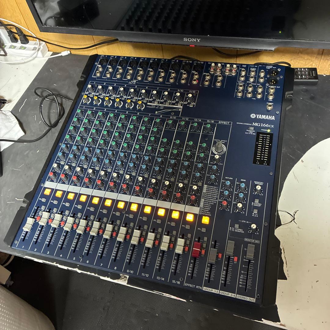 DJ機材 YAMAHA MG166cx