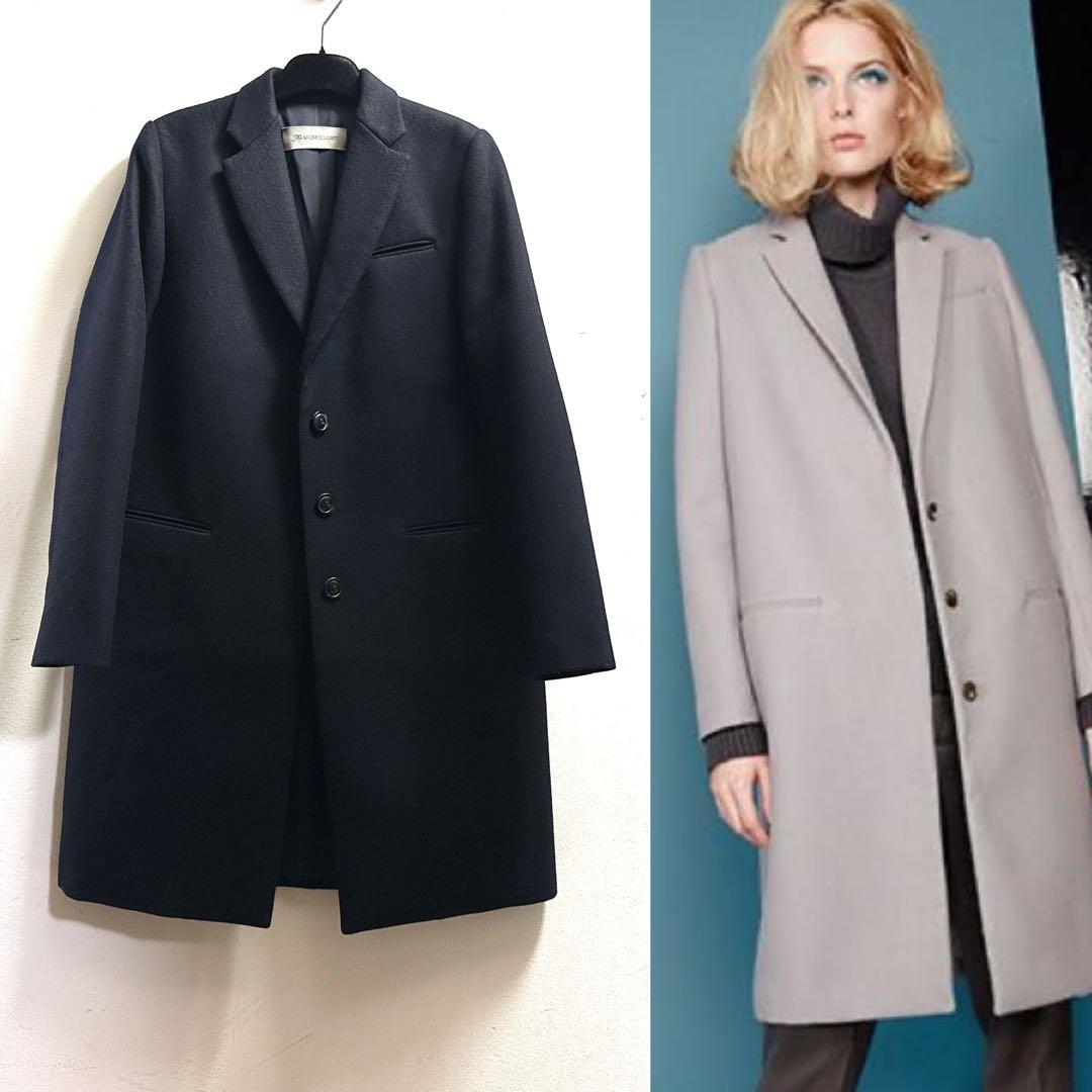 美品 The SECRETCLOSET チェスターコート 濃紺