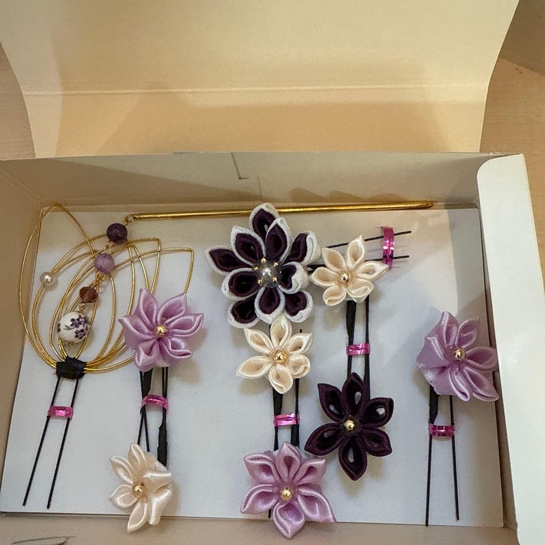 KiKi(〃ω〃) 振袖フルセット 成人式 紫色 花柄 身長160cm