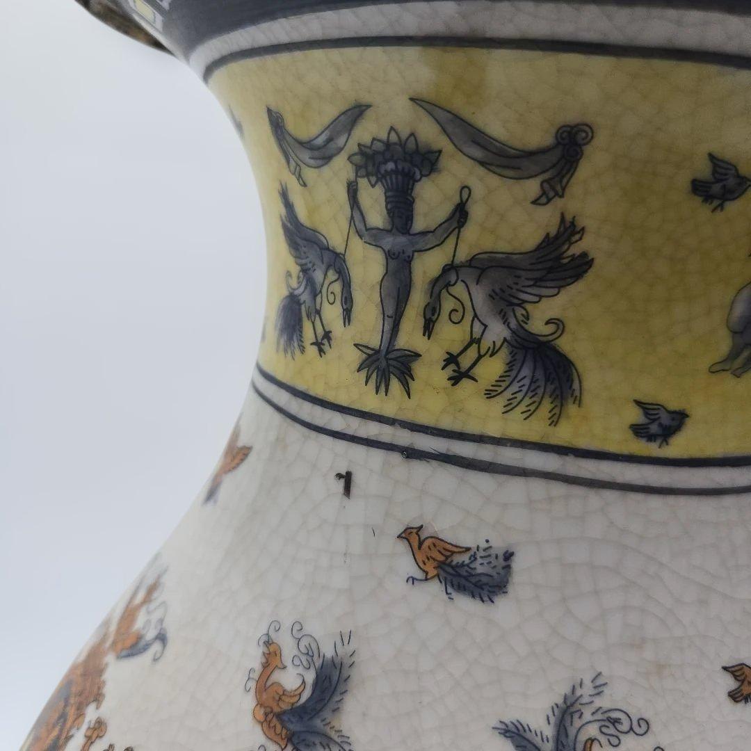 リモージュ イタリア風 花器 アンティーク