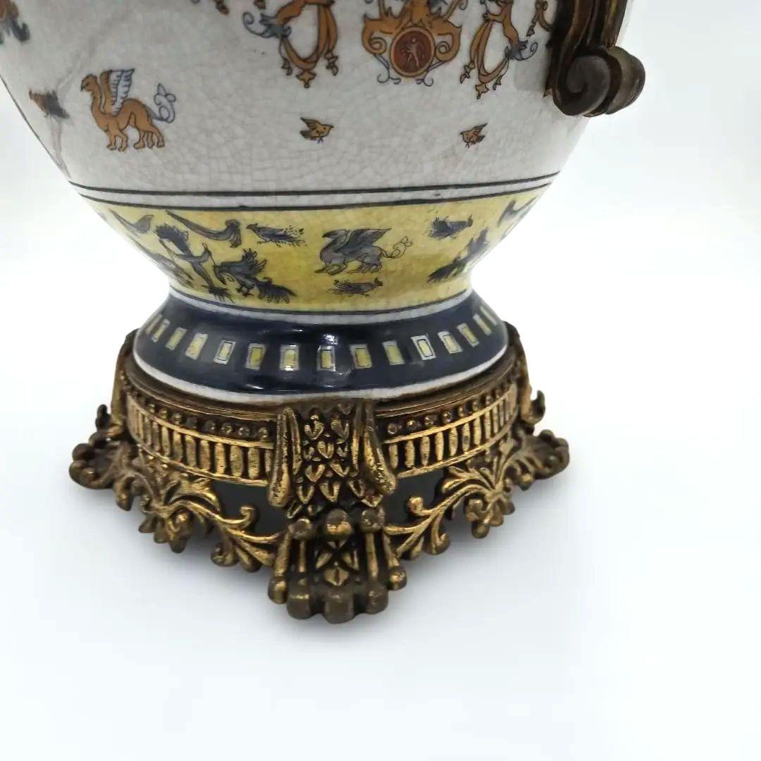 リモージュ イタリア風 花器 アンティーク