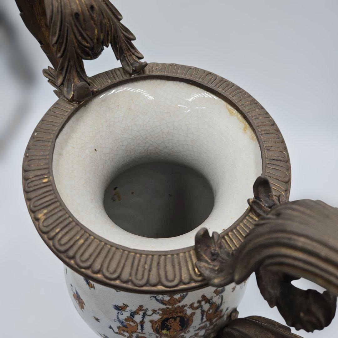 リモージュ イタリア風 花器 アンティーク