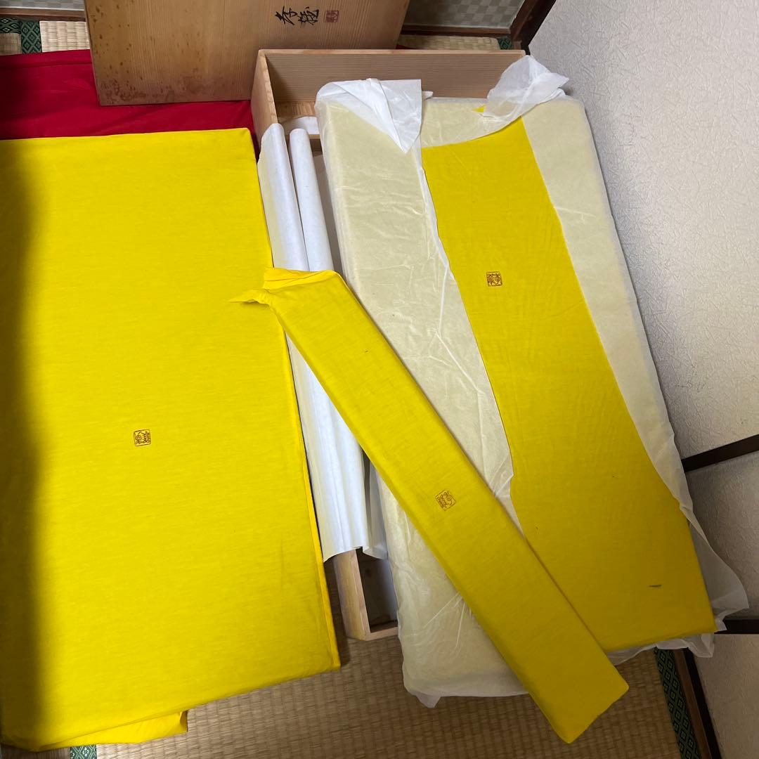 茶道具　茶棚　輪島塗　真台子　塗師　若島孝雅　作　供箱　共布