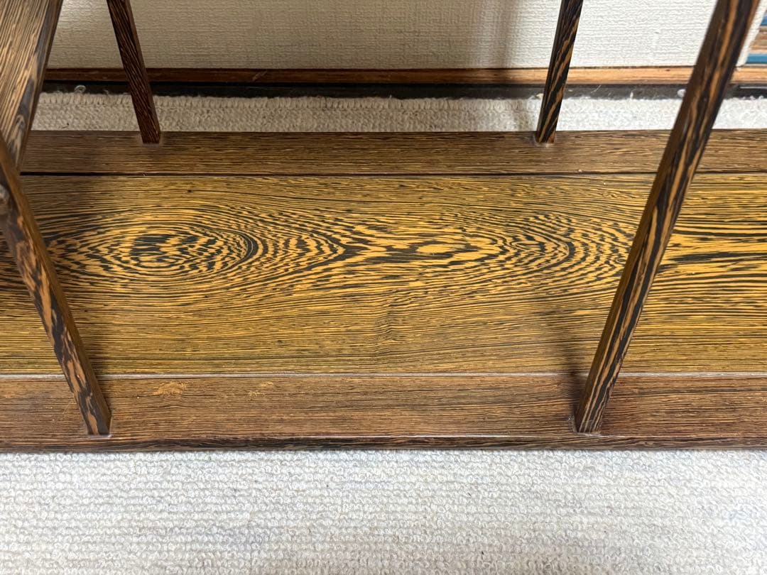 茶棚　タガヤサン　違い棚　茶道具　送料込み251220