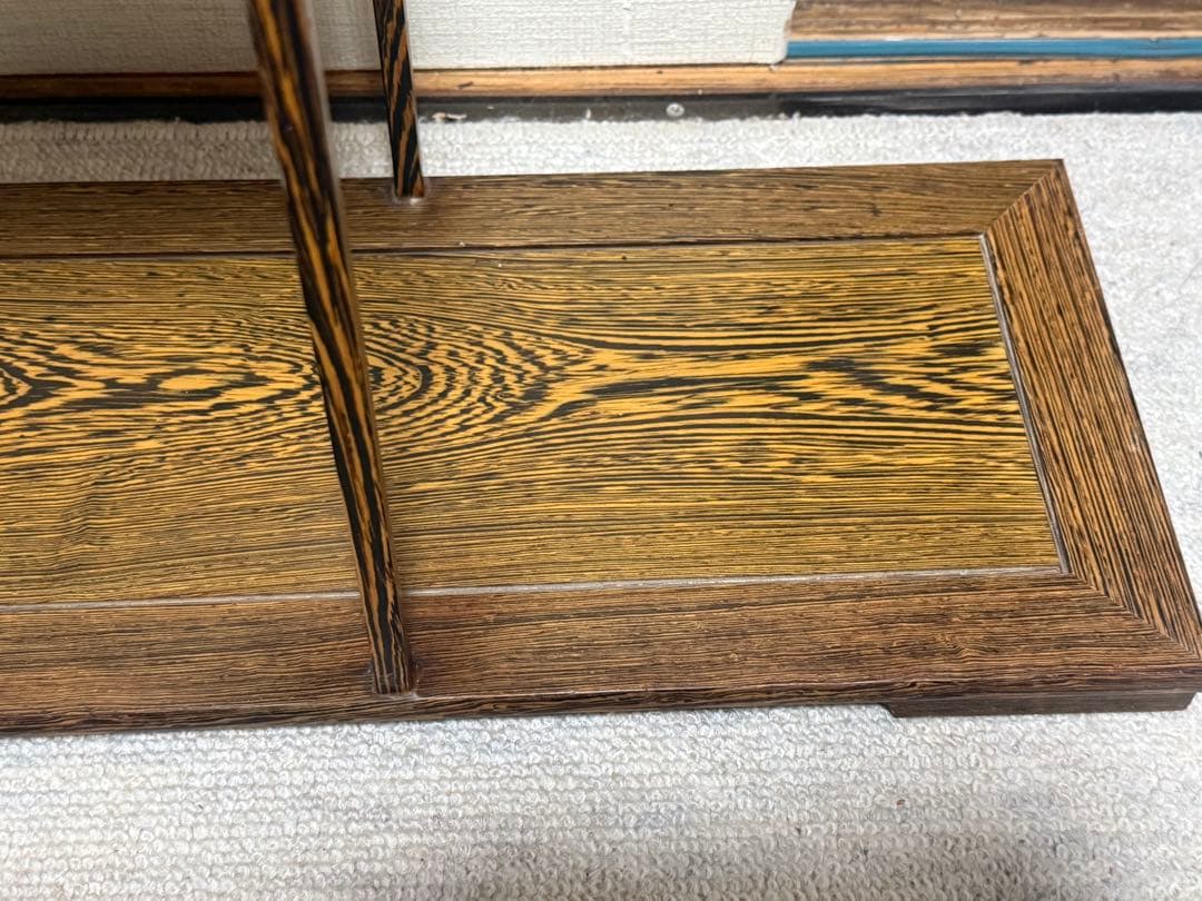 茶棚　タガヤサン　違い棚　茶道具　送料込み251220