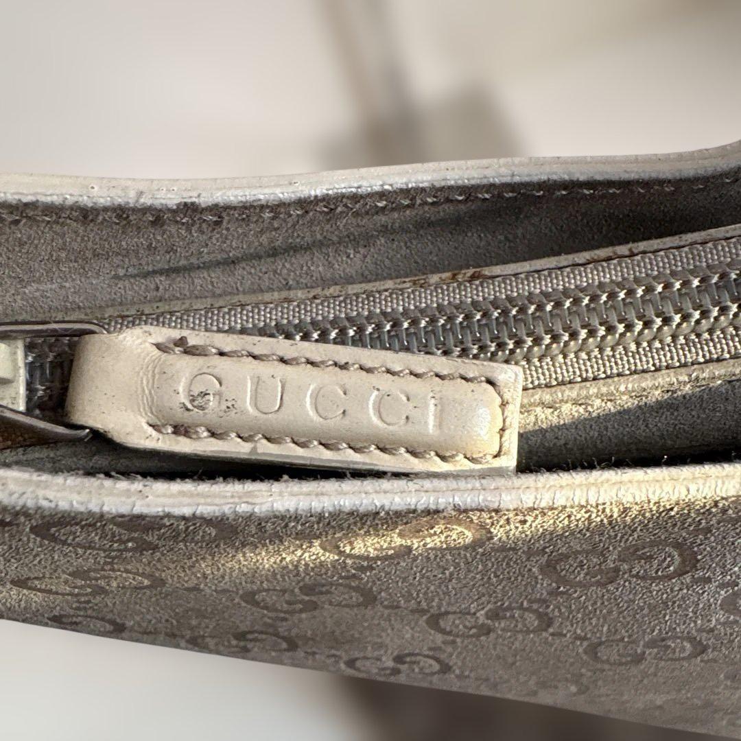 Gucci グッチ バンブー GGキャンバス ショルダーバッグ