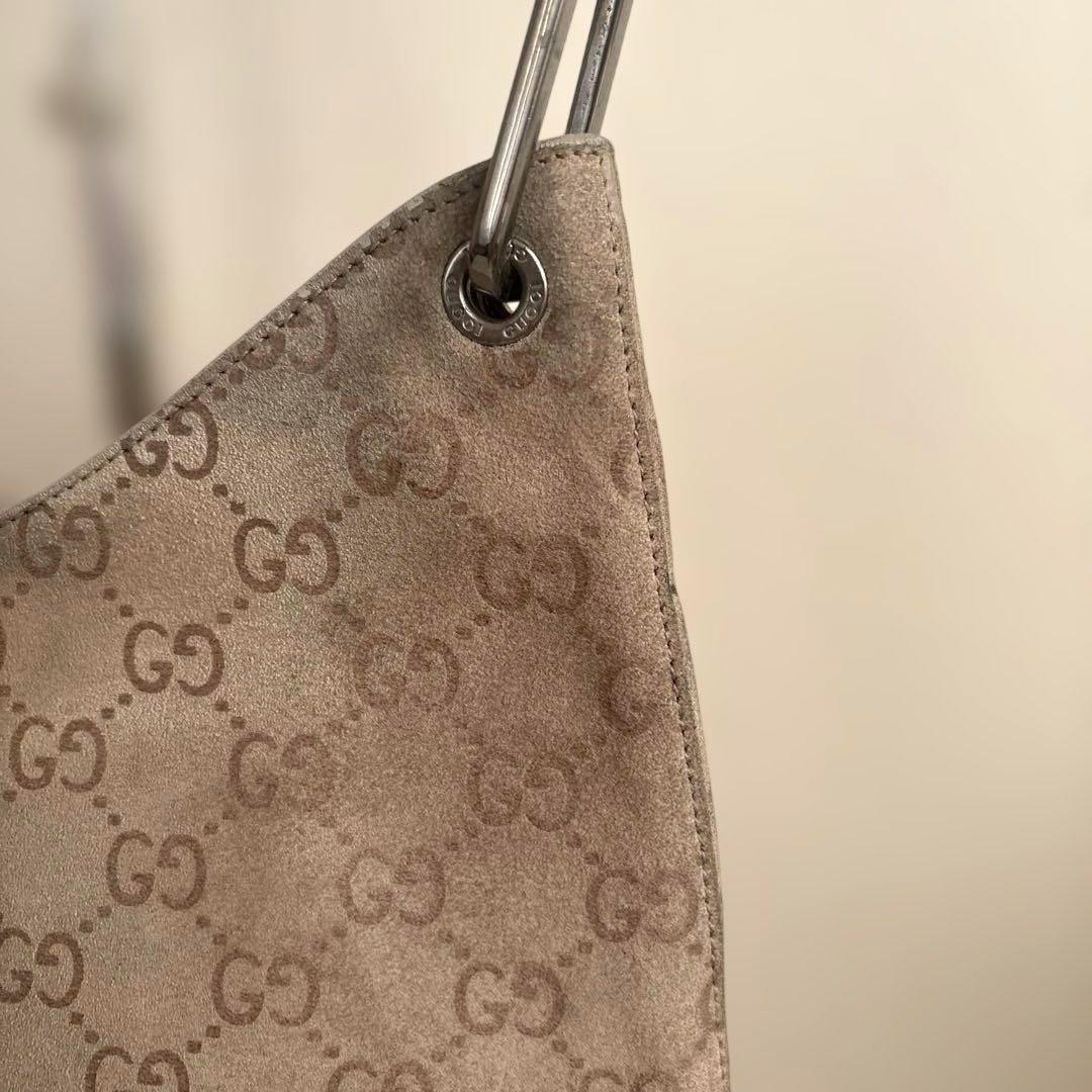 Gucci グッチ バンブー GGキャンバス ショルダーバッグ