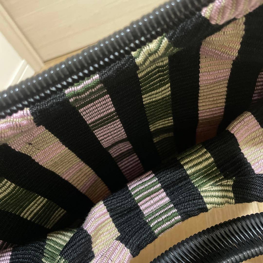 MARNI MARKET ストライプトートバッグ